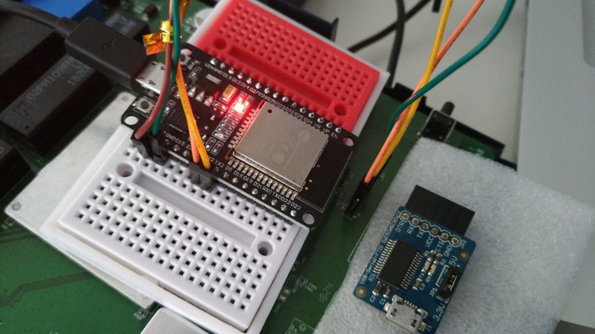 ESP32をTTL-USBコンバーターとして使う