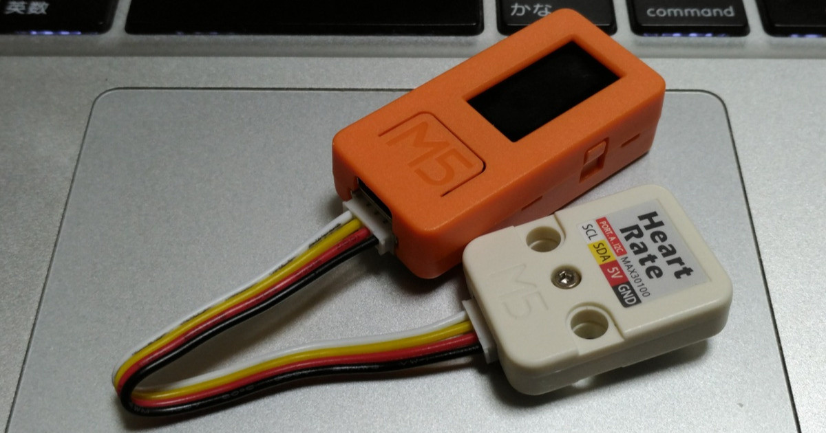 M5Stick CとHeart Rate UNITでSpO2を測ってみる -4-